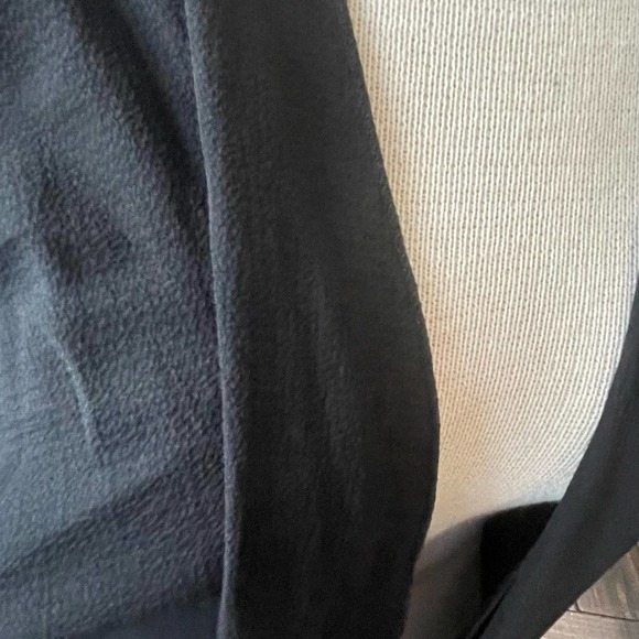 NWT BooHoo Long Black Lightweight Duster Sz 6 Sm/Med UK 10 Eur 38 - Picture 3 of 3